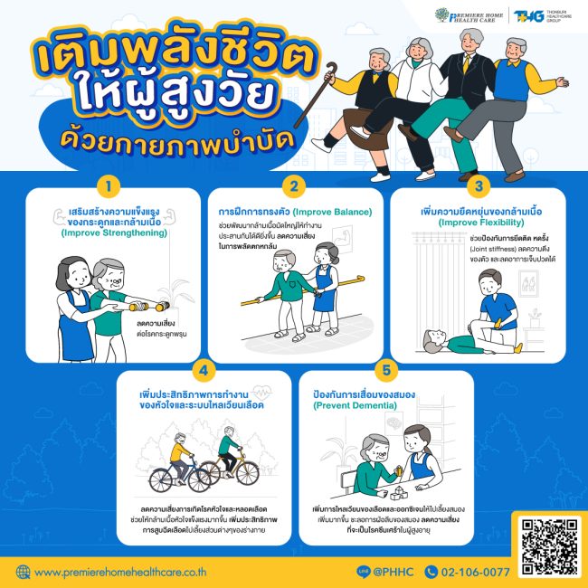 เติมพลังชีวิตผู้สูงวัยด้วยกายภา
