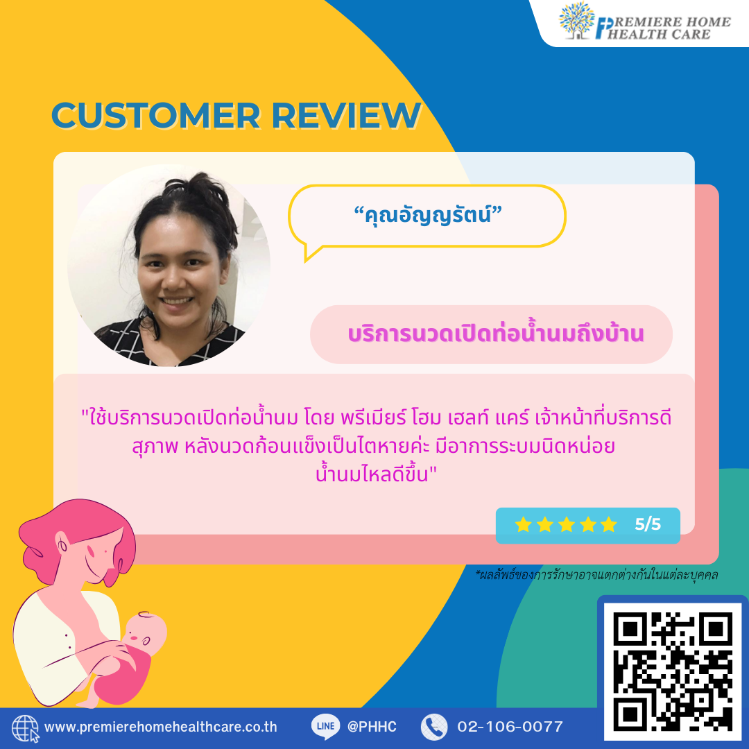 รีวิวนวดเปิดท่อน้ำนมคุณอัญญรัตน์