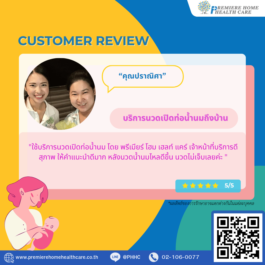 รีวิวนวดเปิดท่อน้ำนม