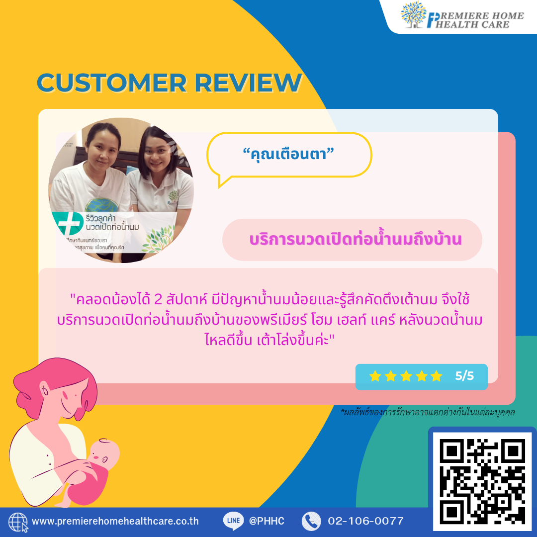ริวิวนวดเปิดท่อน้ำนมคุณเตือนตา 