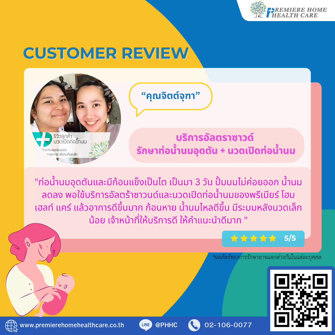 รีวิวนวดเปิดท่อนน้ำคุณจิตต์จุฑา