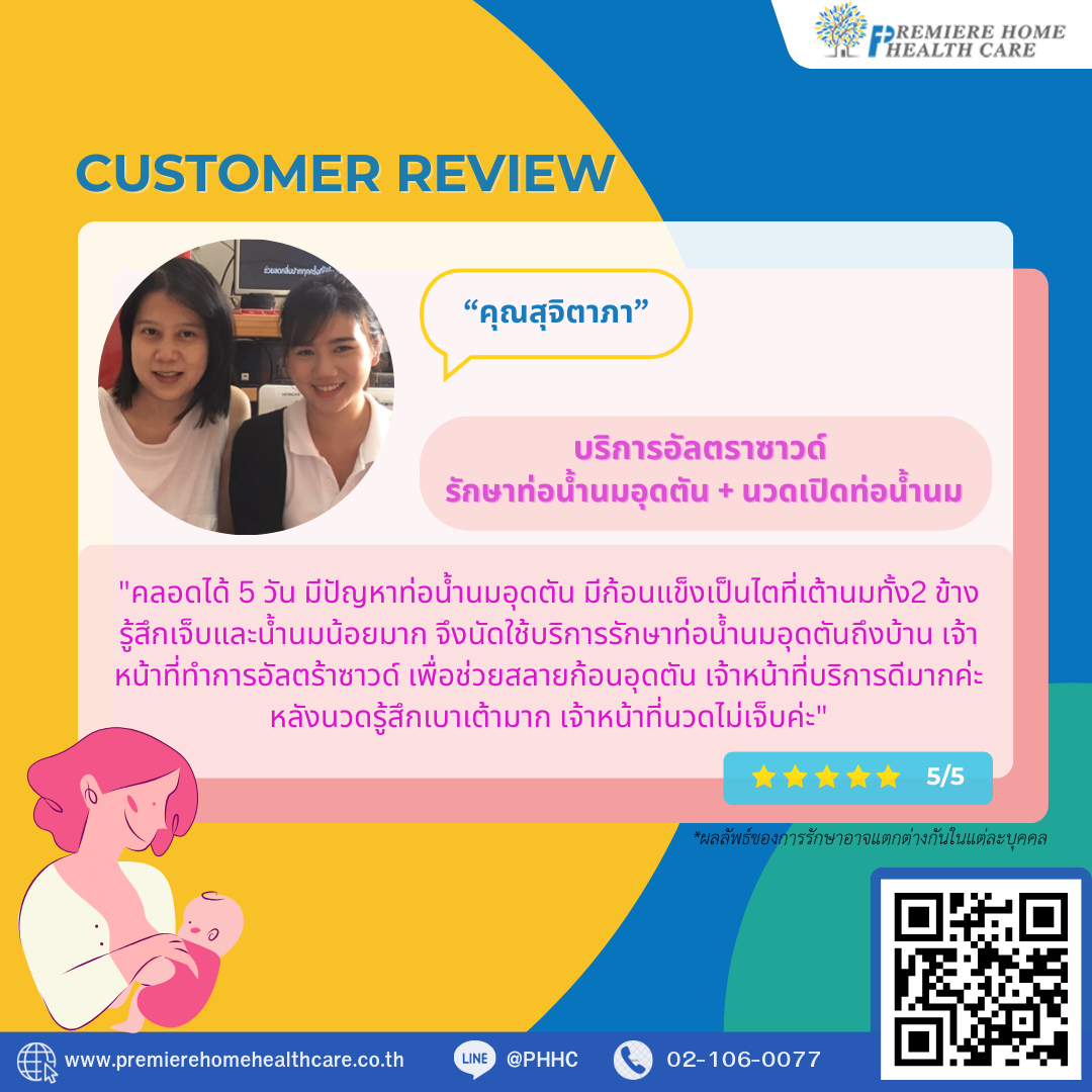 ริวิวนวดเปิดท่อน้ำนมคุณสุจิตาภา